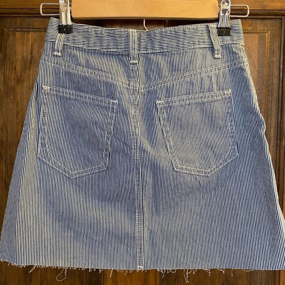 striped denim skirt - Picture 2 of 2